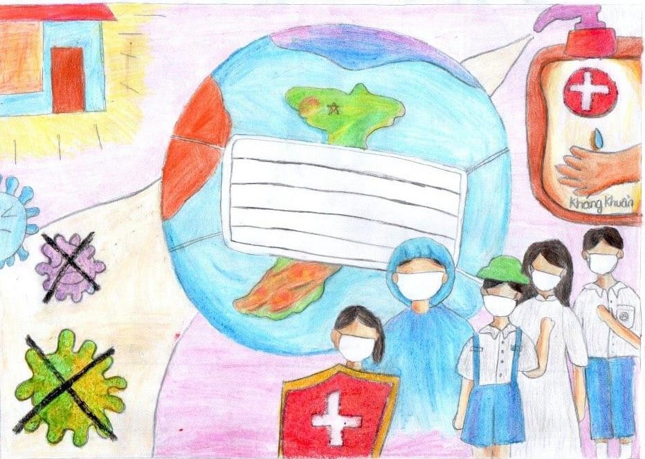 Em Kim Chi, Gia đình Phật tử Hoài Tân được trao giải nhì vẽ tranh "Vu lan online" Em Kim Chi, Gia đình Phật tử Hoài Tân được trao giải nhì vẽ tranh "Vu lan online"