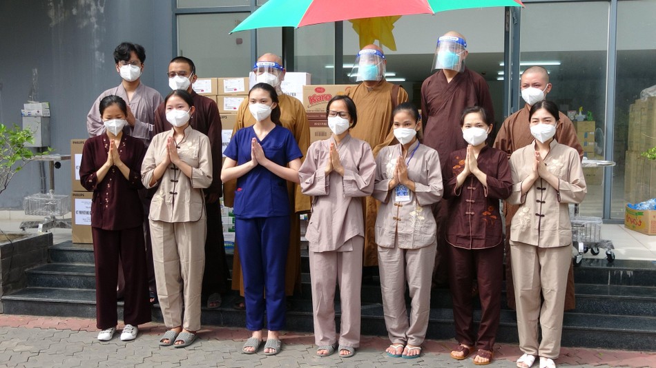 Các tình nguyện viên Phật giáo tại đây Các tình nguyện viên Phật giáo tại đây