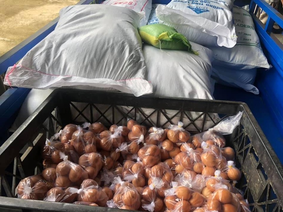 Gạo và trứng - Ảnh: MG Gạo và trứng - Ảnh: MG