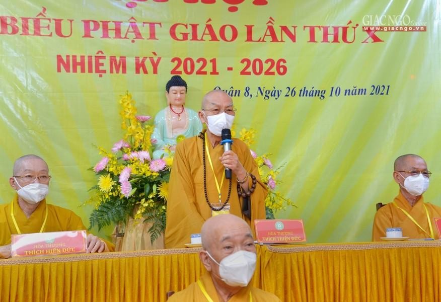 Hòa thượng Thích Thiện Đức lấy ý kiến biểu quyết nhân sự Đại hội Phật giáo quận 8 nhiệm kỳ 2021-2026 Hòa thượng Thích Thiện Đức lấy ý kiến biểu quyết nhân sự Đại hội Phật giáo quận 8 nhiệm kỳ 2021-2026