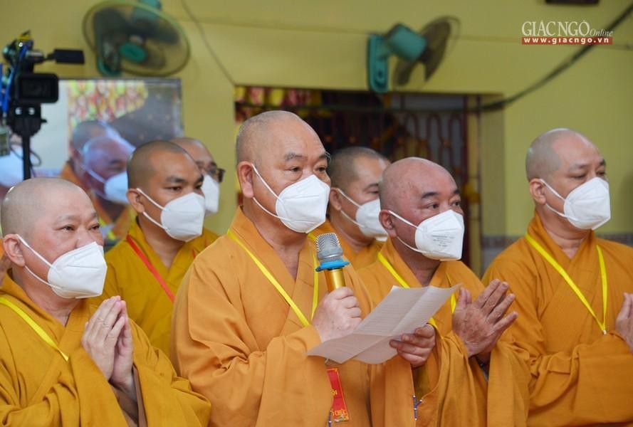 Tân Ban Trị sự GHPGVN quận 8 nhiệm kỳ 2021-2026 ra mắt và phát biểu nhận nhiệm vụ Tân Ban Trị sự GHPGVN quận 8 nhiệm kỳ 2021-2026 ra mắt và phát biểu nhận nhiệm vụ