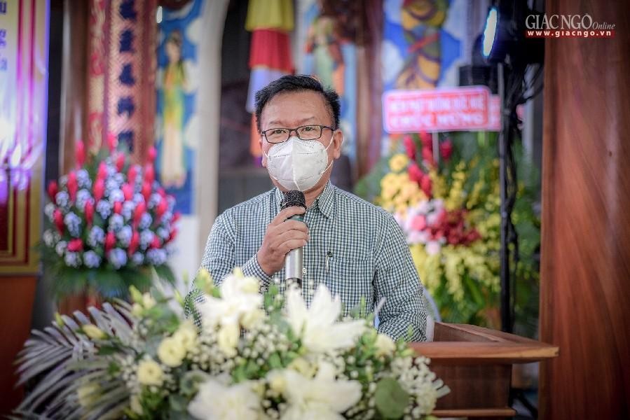 Ông Nguyễn Hòa đại diện chính quyền phát biểu