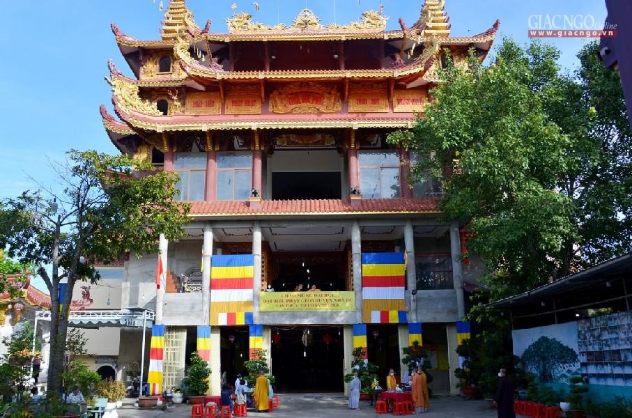 Chùa Đức Phú nơi diễn ra Đại hội đại biểu GHPGVN huyện Nhà Bè lần thứ X