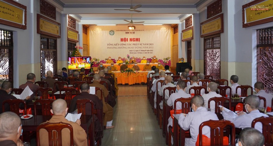 Chư tôn đức Tăng Ni, đại diện chính quyền tham dự lễ tổng kết Chư tôn đức Tăng Ni, đại diện chính quyền tham dự lễ tổng kết