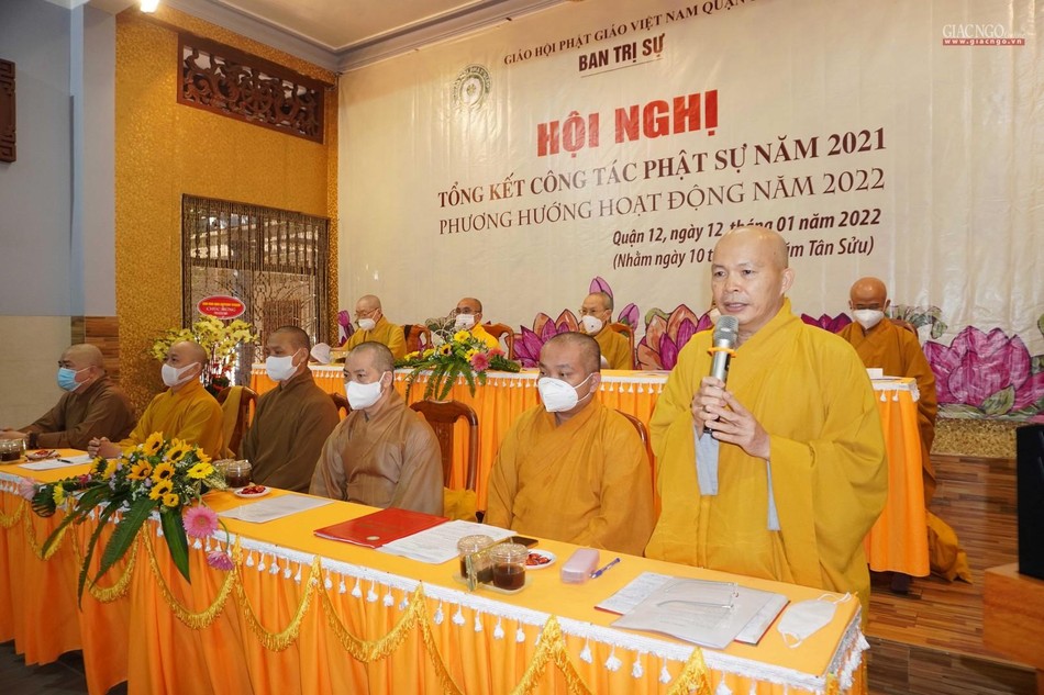 Thượng tọa Thích Trí Thường phát biểu khai mạc Thượng tọa Thích Trí Thường phát biểu khai mạc