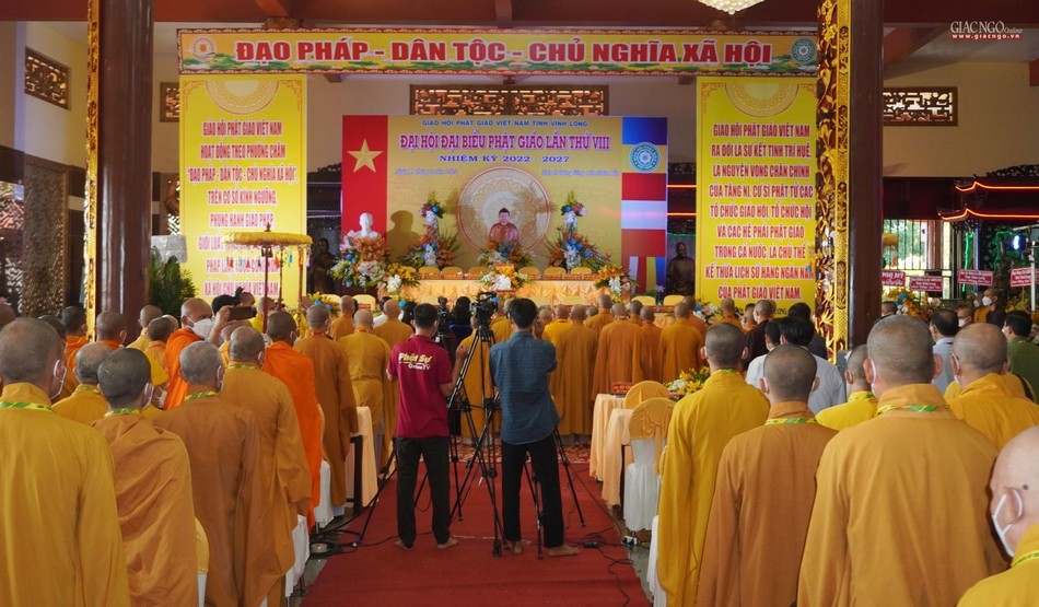 Đại hội đại biểu Phật giáo tỉnh Vĩnh Long nhiệm kỳ 2022-2027