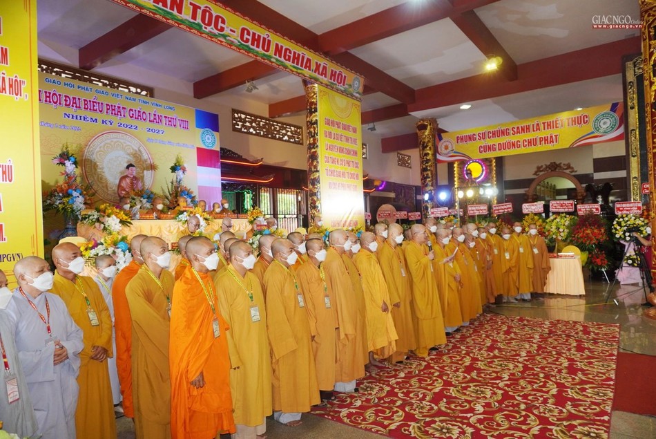 Tân Ban Trị sự GHPGVN tỉnh Vĩnh Long nhiệm kỳ 2022-2027 ra mắt và nhận nhiệm vụ