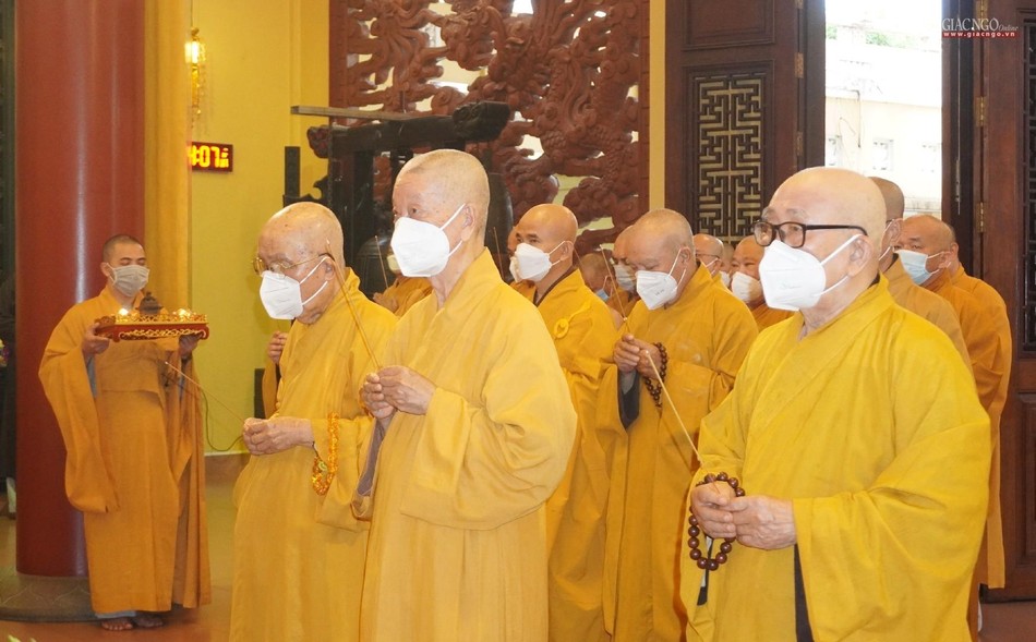 Trưởng lão Hòa thượng Thích Trí Quảng cùng chư tôn đức tưởng niệm Trưởng lão Hòa thượng Thích Trí Quảng cùng chư tôn đức tưởng niệm