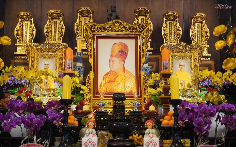 Di ảnh Thượng tọa Thích Minh Phát tại Tổ đường Di ảnh Thượng tọa Thích Minh Phát tại Tổ đường