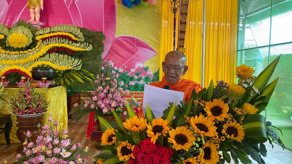 Hòa thượng Đào Như uyên đọc Thông điệp Phật đản Hòa thượng Đào Như uyên đọc Thông điệp Phật đản