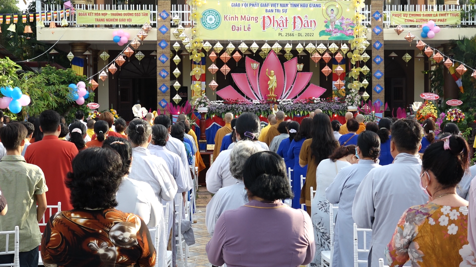 Trang nghiêm Đại lễ kính mừng Phật đản Phật lịch 2566 Trang nghiêm Đại lễ kính mừng Phật đản Phật lịch 2566