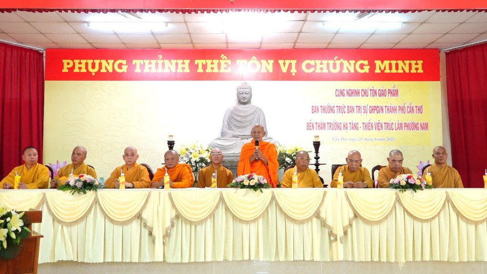 Hòa thượng Đào Như, Trưởng ban Trị sự GHPGVN TP.Cần Thơ hỏi thăm, sách tấn đến hành giả Hòa thượng Đào Như, Trưởng ban Trị sự GHPGVN TP.Cần Thơ hỏi thăm, sách tấn đến hành giả