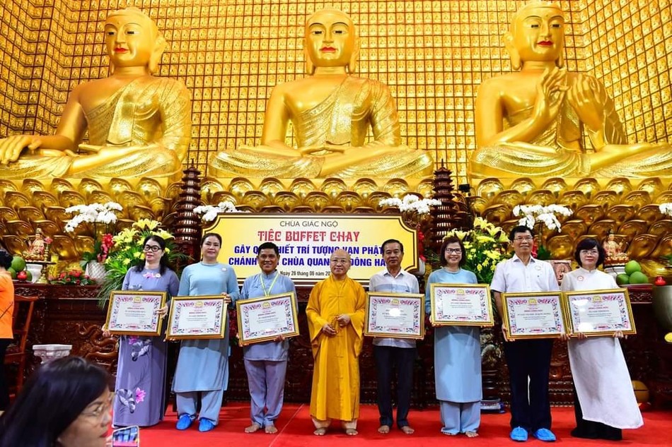 Chùa Giác Ngộ tri ân công đức Phật tử