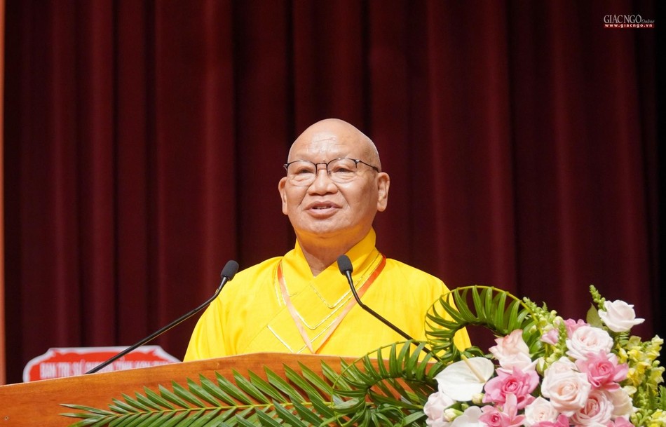Hòa Thượng Thích Nguyên Phước phát biểu khai mạc