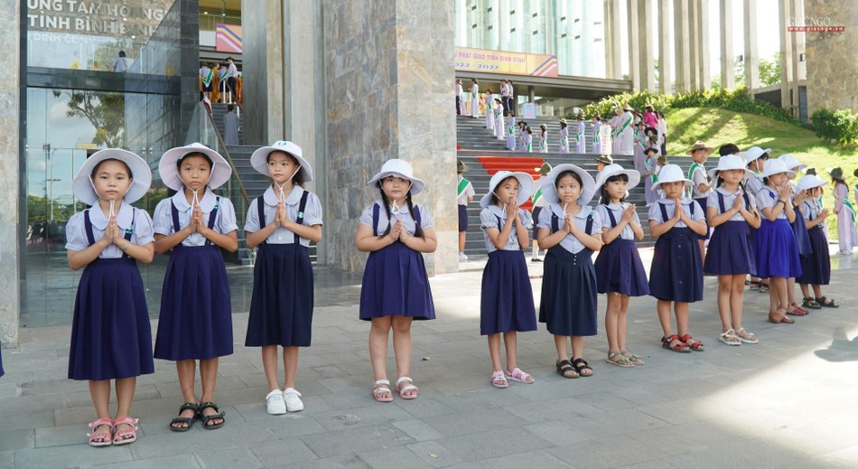 Các em Oanh vũ Gia đình Phật tử tỉnh Bình Định