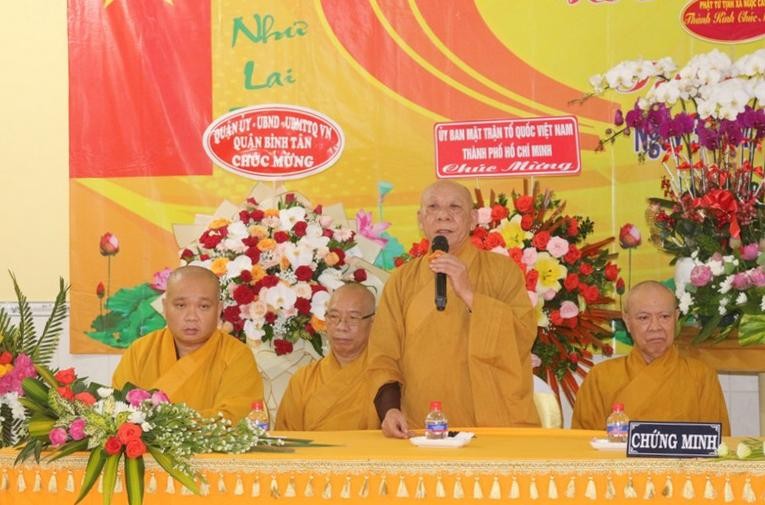 Hòa thượng Thích Huệ Thông phát biểu khai mạc Hòa thượng Thích Huệ Thông phát biểu khai mạc