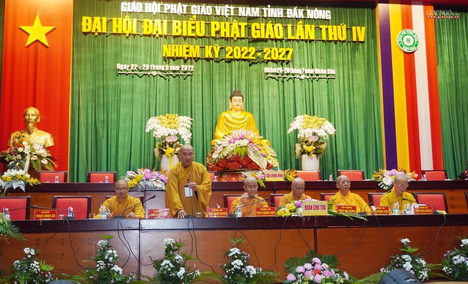 Thượng tọa Thích Phước Nghiêm tại phiên trù bị