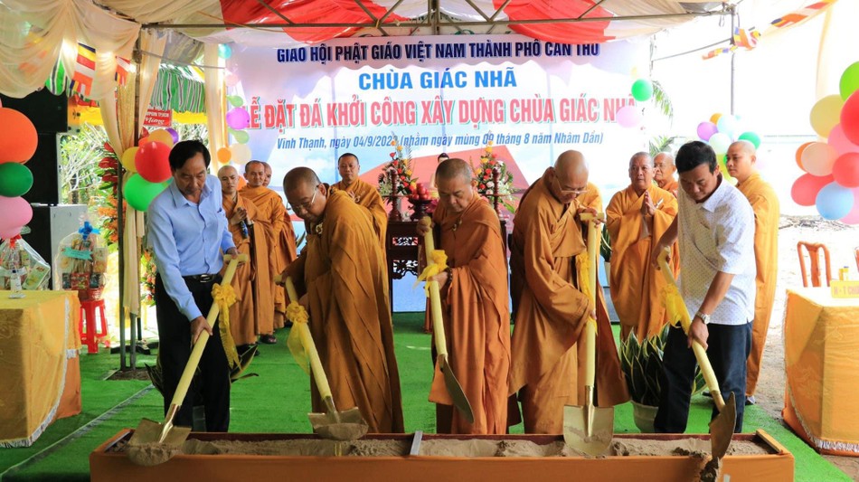 Lễ đặt đá xây dựng chùa Giác Nhã