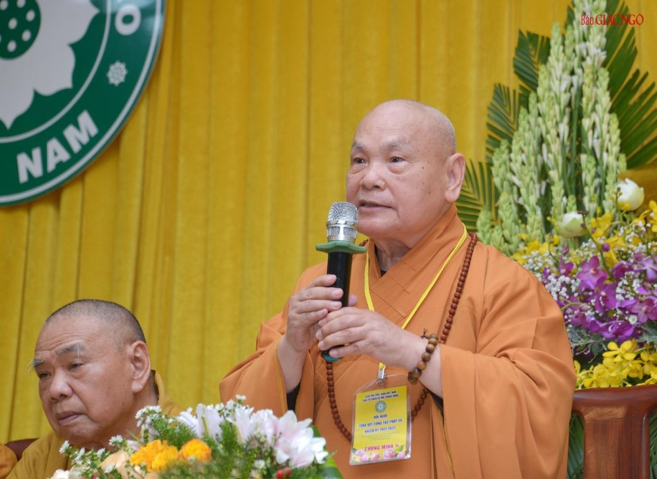 Hòa thượng Thích Thiện Nhơn ban đạo từ