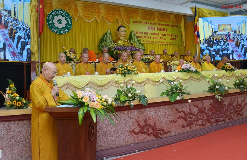 Hòa thượng Thích Quảng Tùng phát biểu khai mạc