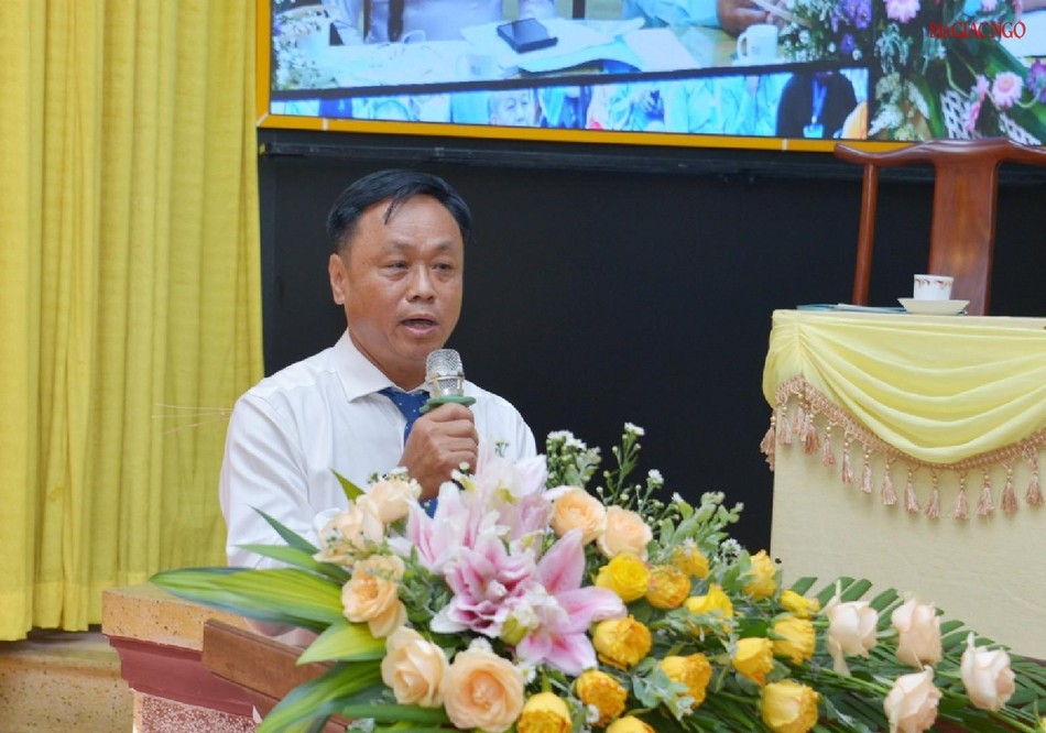Ông Trà Quang Thanh phát biểu