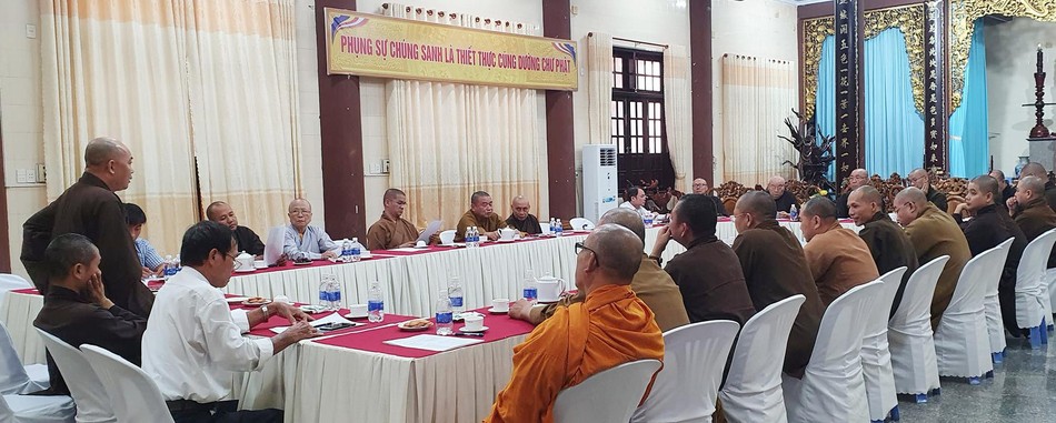 Chư tôn đức đóng góp cho công tác chuẩn bị đại hội Phật giáo tỉnh Bình Thuận nhiệm kỳ 2022-2027 Chư tôn đức đóng góp cho công tác chuẩn bị đại hội Phật giáo tỉnh Bình Thuận nhiệm kỳ 2022-2027