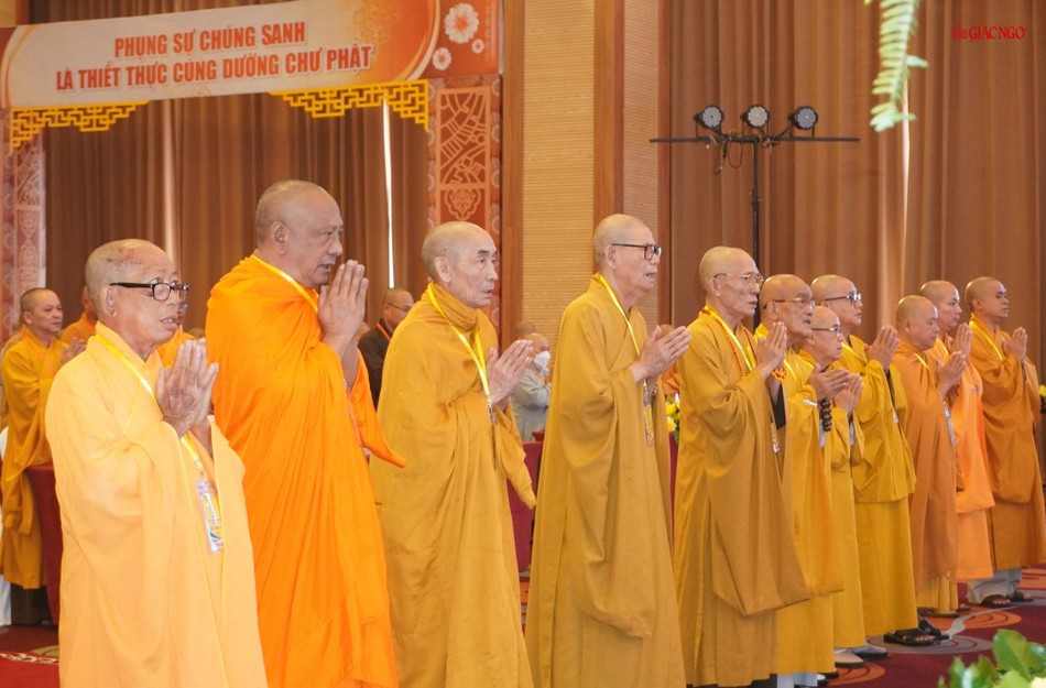 Nghi lễ niệm Phật cầu gia hộ trong Phiên trù bị đại hội