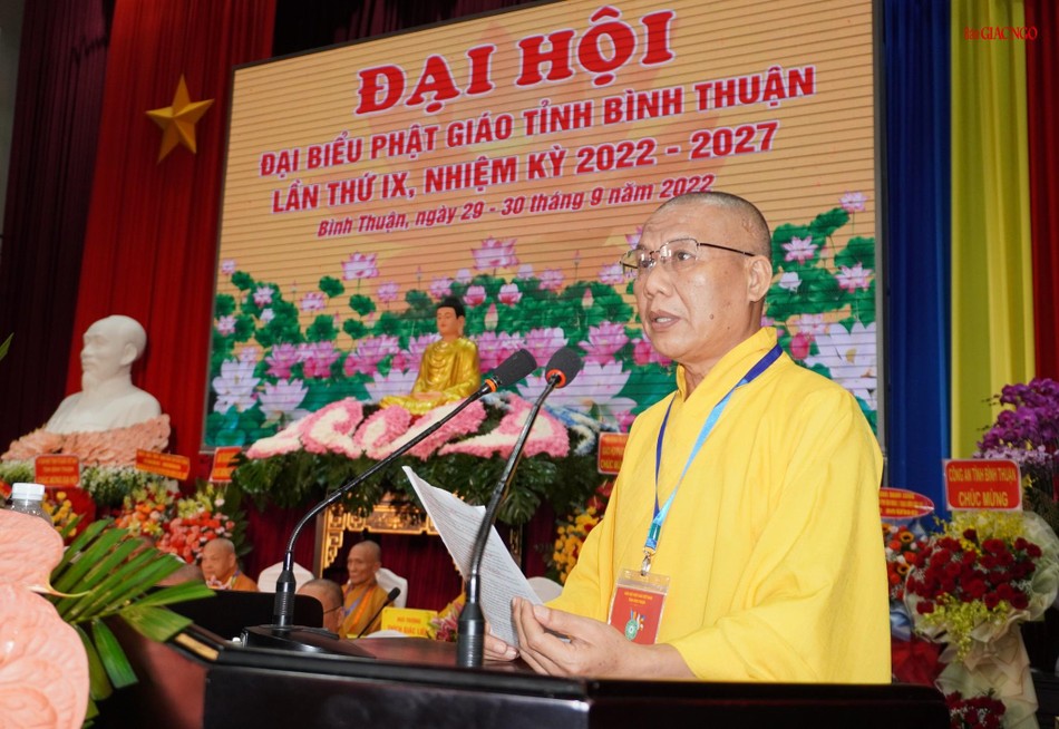 Thượng tọa Thích Thông Triêm cảm tạ