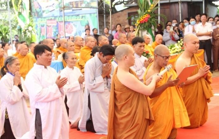 Đại đức Thích Giác Thủy phát nguyện