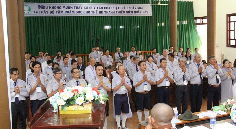 Ban Hướng dẫn Phân Ban Gia đình Phật tử tỉnh Đắk Nông nhiệm kỳ 2022-2027 gồm 23 thành viên