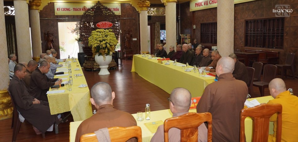 Chư tôn đức Phật giáo quận 3 tham dự phiên họp Chư tôn đức Phật giáo quận 3 tham dự phiên họp