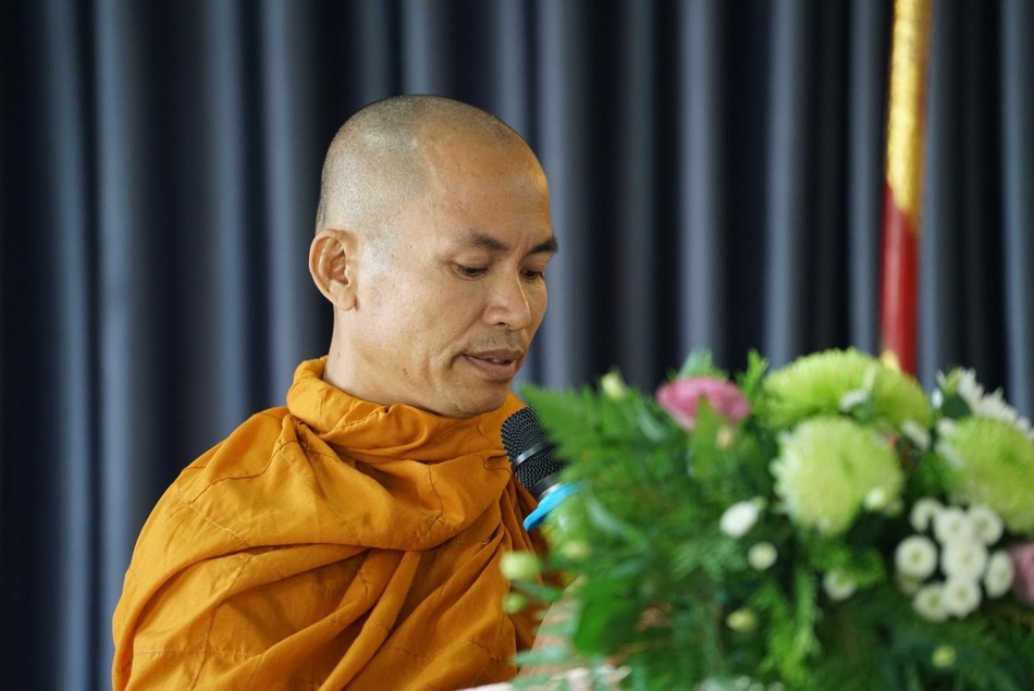 Đại đức Thích Minh Cầu, Phó ban kiêm Chánh Thư ký Ban Trị sự GHPGVN quận Ninh Kiều báo cáo tổng kết công tác Phật sự năm 2022 Đại đức Thích Minh Cầu, Phó ban kiêm Chánh Thư ký Ban Trị sự GHPGVN quận Ninh Kiều báo cáo tổng kết công tác Phật sự năm 2022