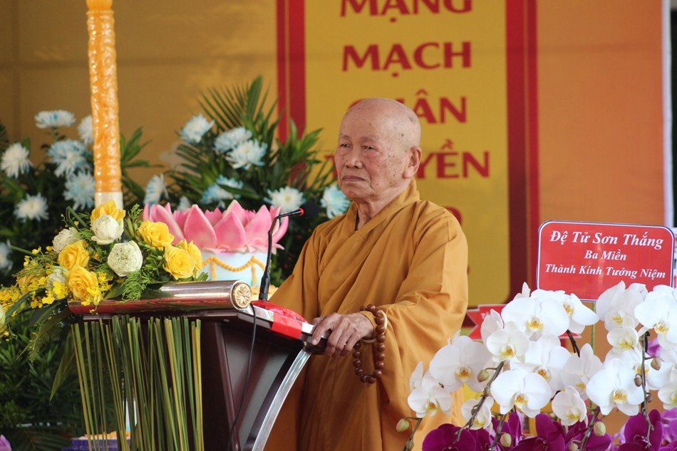 Hòa thượng Thích Như Tước ban đạo từ chứng minh Hòa thượng Thích Như Tước ban đạo từ chứng minh
