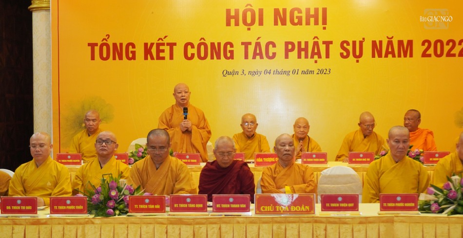 Hòa thượng Thích Lệ Trang phát biểu chỉ đạo Hòa thượng Thích Lệ Trang phát biểu chỉ đạo