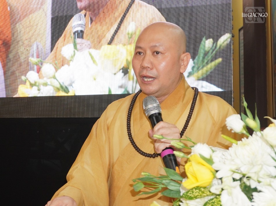 Thượng tọa Thích Thị Trụ trình Phương hướng hoạt động Phật sự năm 2023 Thượng tọa Thích Thị Trụ trình Phương hướng hoạt động Phật sự năm 2023