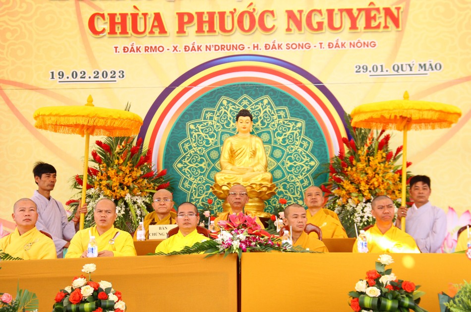 Chư tôn đức Ban Thường trực ban Trị sự GHPGVN tỉnh Đắk Nông