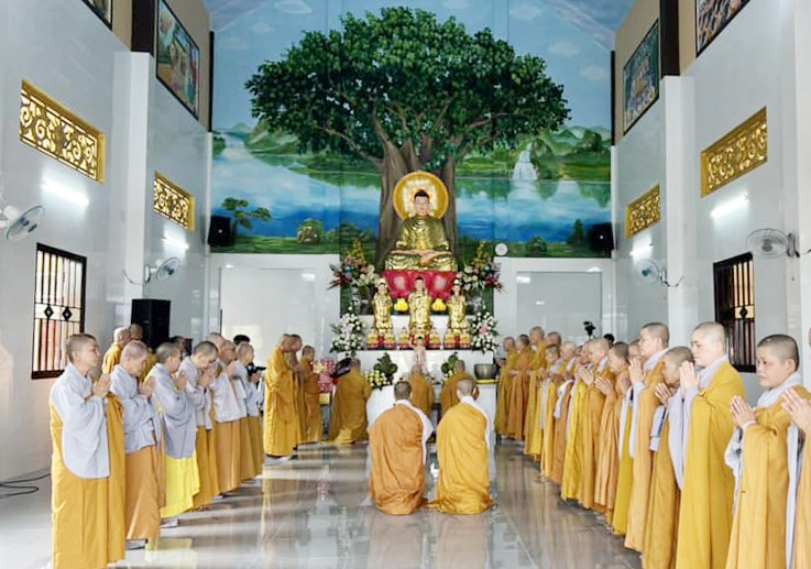 Sau 6 năm xây dựng ngôi Tam bảo thành tựu