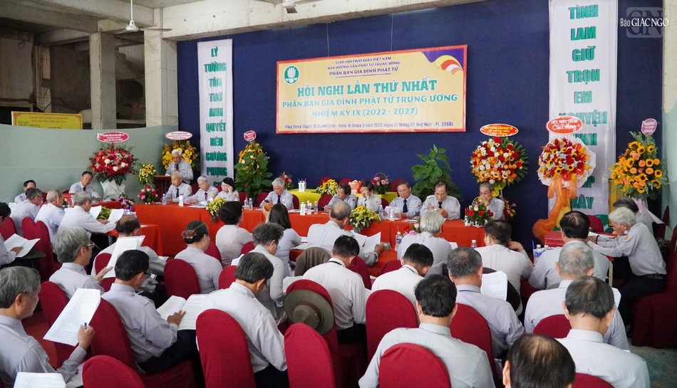 Hội nghị triển khai Quy chế hoạt động của Phân ban Gia đình Phật tử T.Ư nhiệm kỳ 2022-2027 Hội nghị triển khai Quy chế hoạt động của Phân ban Gia đình Phật tử T.Ư nhiệm kỳ 2022-2027