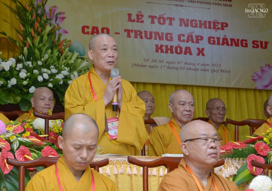 Hòa thượng Thích Bảo Nghiêm phát biểu khai mạc