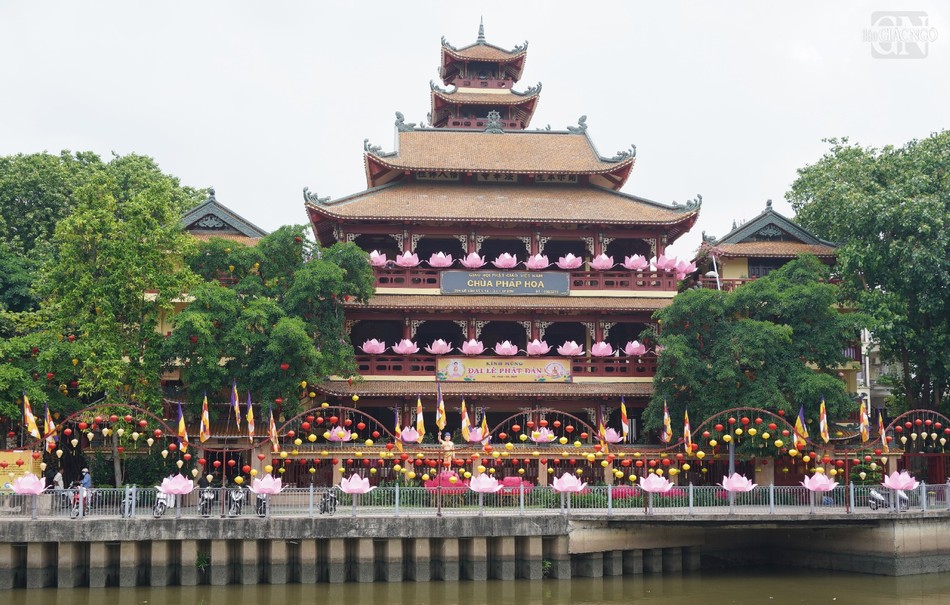 Tối 12-4-Quý Mão, tại chùa Pháp Hoa sẽ có lễ hội hoa đăng kính mừng Phật đản Phật lịch 2567