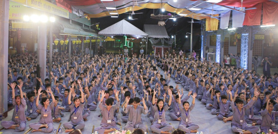 Khóa tu diễn ra từ ngày 19 đến 25-6 tại chùa Hoằng Linh Khóa tu diễn ra từ ngày 19 đến 25-6 tại chùa Hoằng Linh