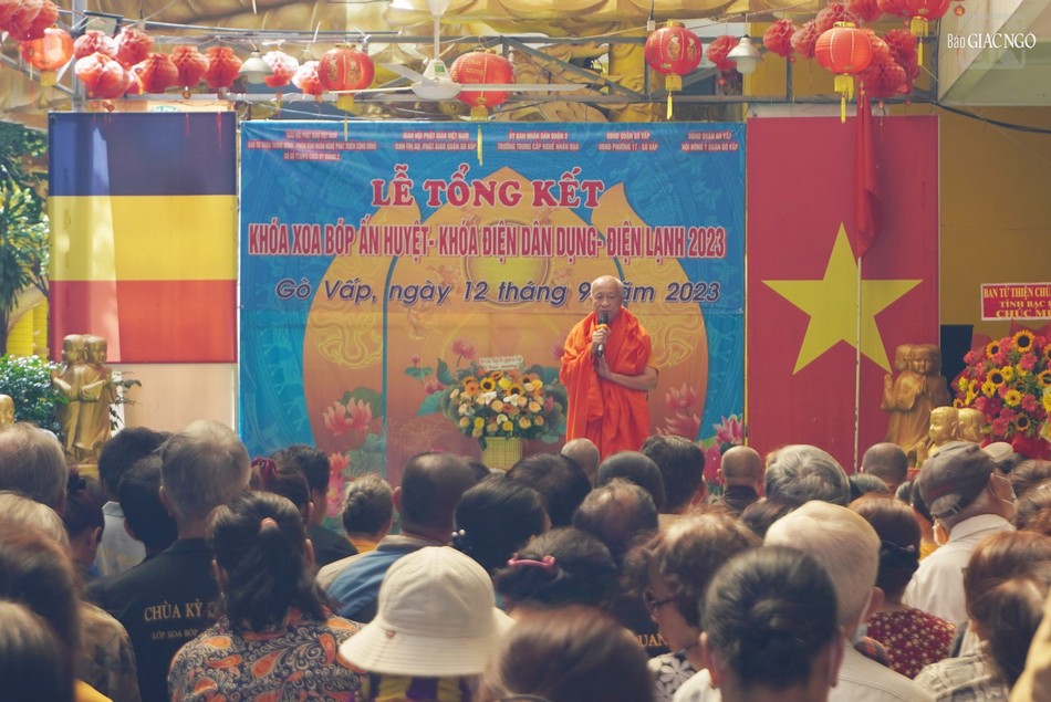 Hòa thượng Thích Thiện Chiếu phát biểu khai mạc Hòa thượng Thích Thiện Chiếu phát biểu khai mạc