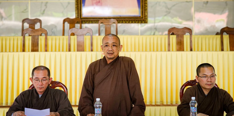 Thượng tọa Thích An Thường phát biểu khai mạc Thượng tọa Thích An Thường phát biểu khai mạc