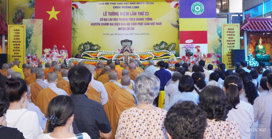 Lễ tưởng niệm húy nhật lần thứ 23 Hòa thượng Thích Quảng Tường Lễ tưởng niệm húy nhật lần thứ 23 Hòa thượng Thích Quảng Tường