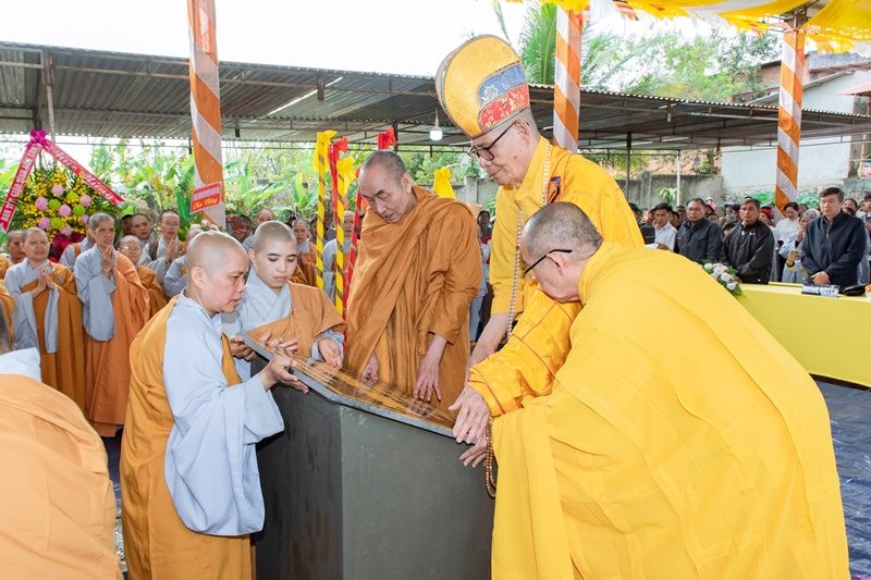 Đặt đá xây dựng chùa Phước Hòa Đặt đá xây dựng chùa Phước Hòa