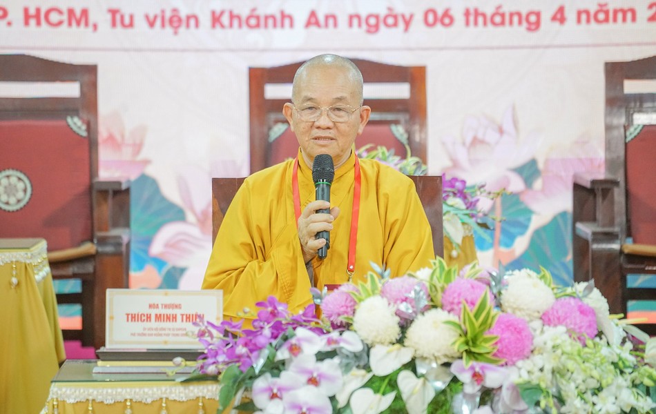 Hòa thượng Thích Minh Thiện chủ tọa Hòa thượng Thích Minh Thiện chủ tọa