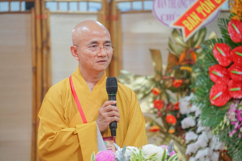 Thượng tọa Thích Thiện Quý đại diện Ban Hoằng pháp GHPGVN TP.HCM chia sẻ tại buổi tọa đàm Thượng tọa Thích Thiện Quý đại diện Ban Hoằng pháp GHPGVN TP.HCM chia sẻ tại buổi tọa đàm