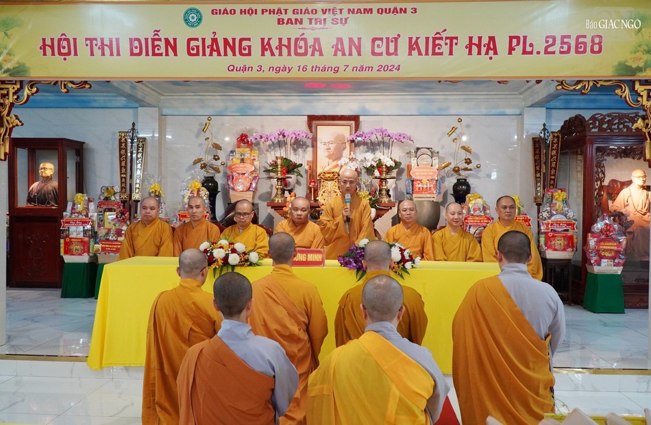 Thượng tọa Thích Thiện Quý sách tấn đến Tăng, Ni trẻ