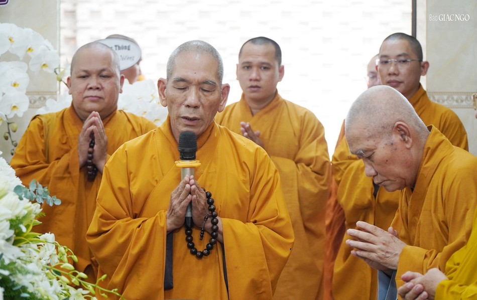 Thượng tọa Thích Giác Trí, Trưởng ban Trị sự GHPGVN Q.Gò Vấp tưởng niệm Thượng tọa Thích Giác Trí, Trưởng ban Trị sự GHPGVN Q.Gò Vấp tưởng niệm