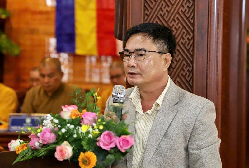 Ông Trưởng ban Tôn giáo tỉnh Đắk Lắk phát biểu tại hội nghị tổng kết Ông Trưởng ban Tôn giáo tỉnh Đắk Lắk phát biểu tại hội nghị tổng kết